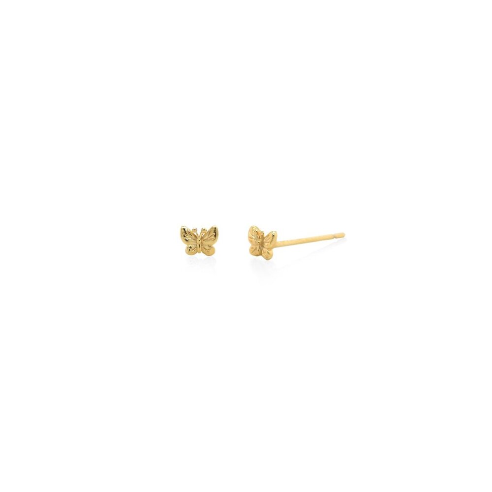 NWT Cassie Butterfly Studs // 14k Gold Vermeil